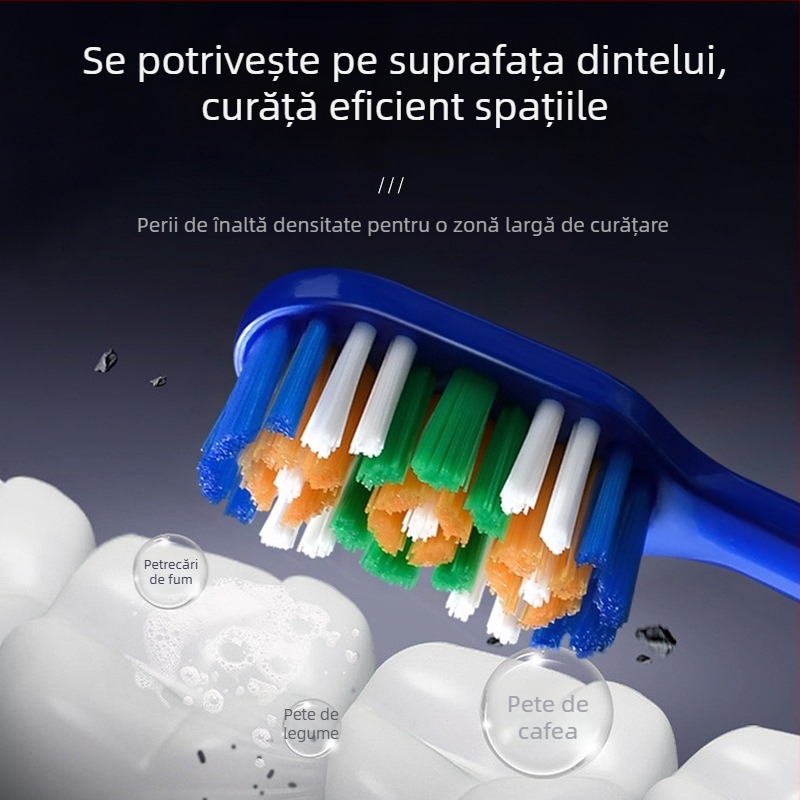 Periuță de dinți manuală pentru adulți cu peri DuPont – Qinglang Hao Jie, duritate medie