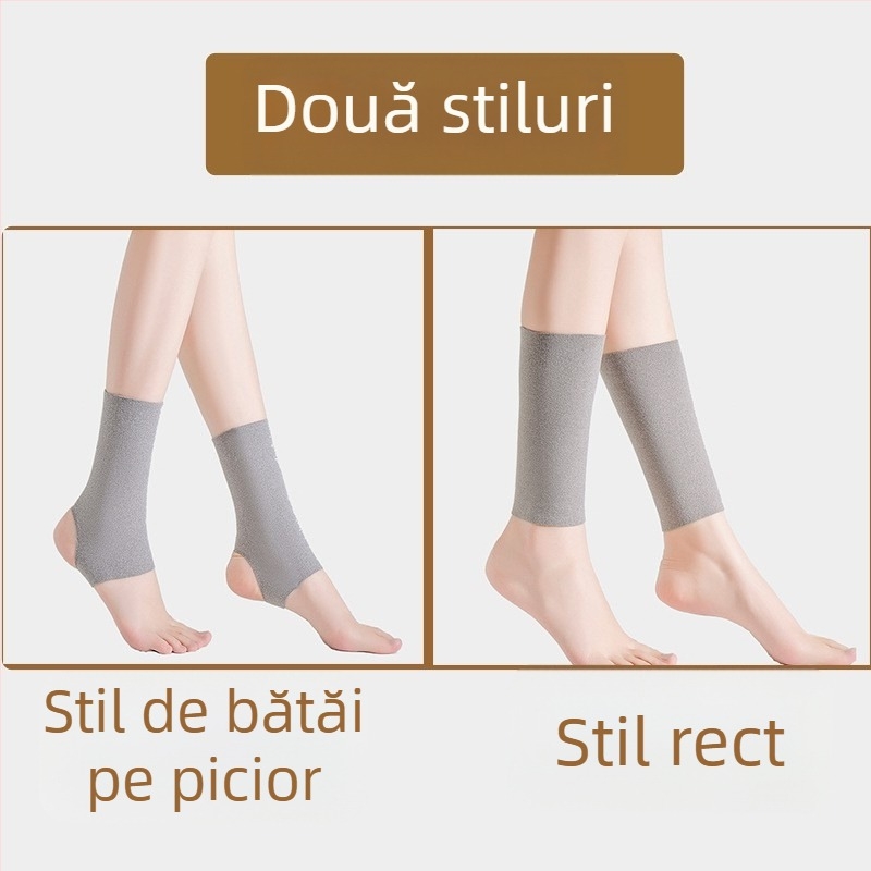 Manșetă pentru gleznă, respirabilă, subțire, patru anotimpuri, unisex, susținere parțială