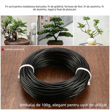 Sârmă de aluminiu pentru bonsai – modelare și fixare a plantelor