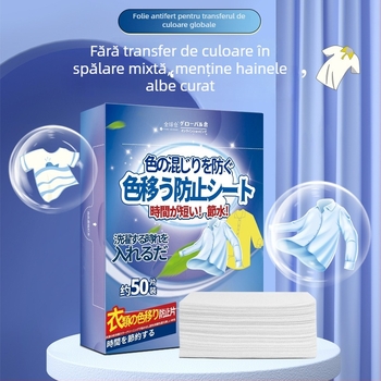 Foi absorbante pentru culori, pentru prevenirea transferului de culoare în mașina de spălat