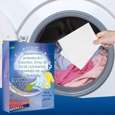 Foi absorbante pentru culori, pentru prevenirea transferului de culoare în mașina de spălat