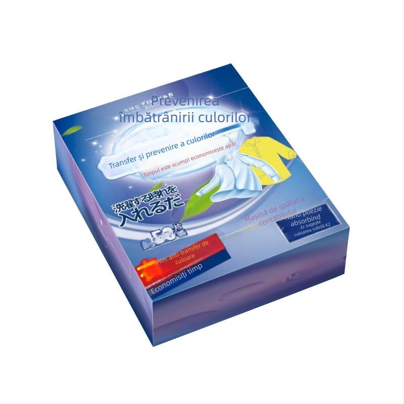 Foi absorbante pentru culori, pentru prevenirea transferului de culoare în mașina de spălat