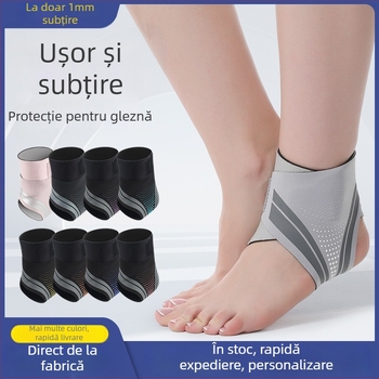Orteză gleznă pentru sporturi – protecție a glezei pentru fotbal, baschet, badminton și alergare; materiale principale: Lycra, cauciuc spumă (imitare acceptată); categorie: orteză gleznă
