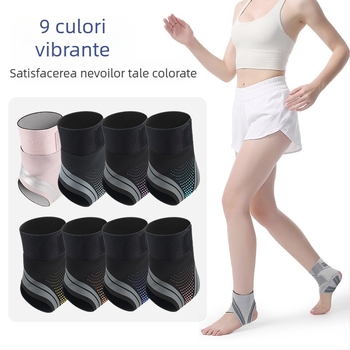Orteză gleznă pentru sporturi – protecție a glezei pentru fotbal, baschet, badminton și alergare; materiale principale: Lycra, cauciuc spumă (imitare acceptată); categorie: orteză gleznă