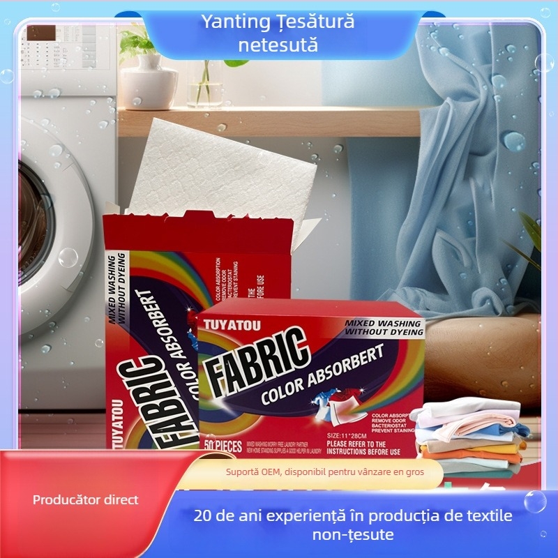 Tablete absorbante de culoare – Rabbit girl, protecția culorilor, 50 tablete/cutie, conținut activ 6-10%