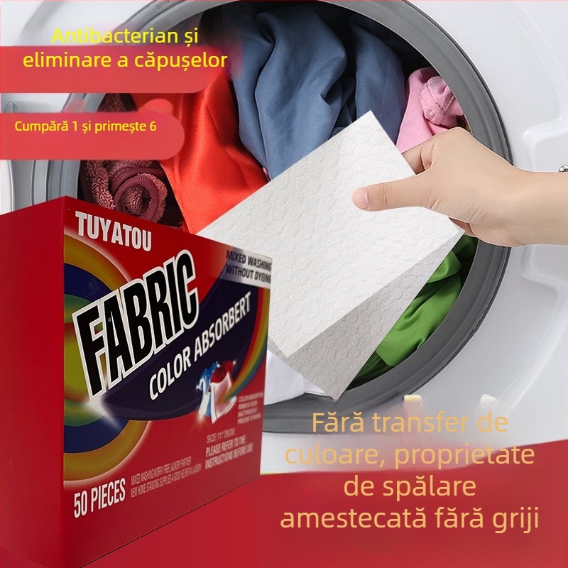 Tablete absorbante de culoare – Rabbit girl, protecția culorilor, 50 tablete/cutie, conținut activ 6-10%