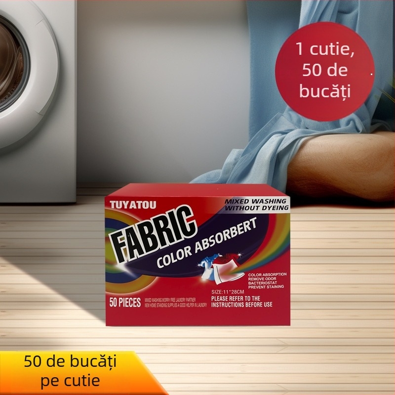 Tablete absorbante de culoare – Rabbit girl, protecția culorilor, 50 tablete/cutie, conținut activ 6-10%