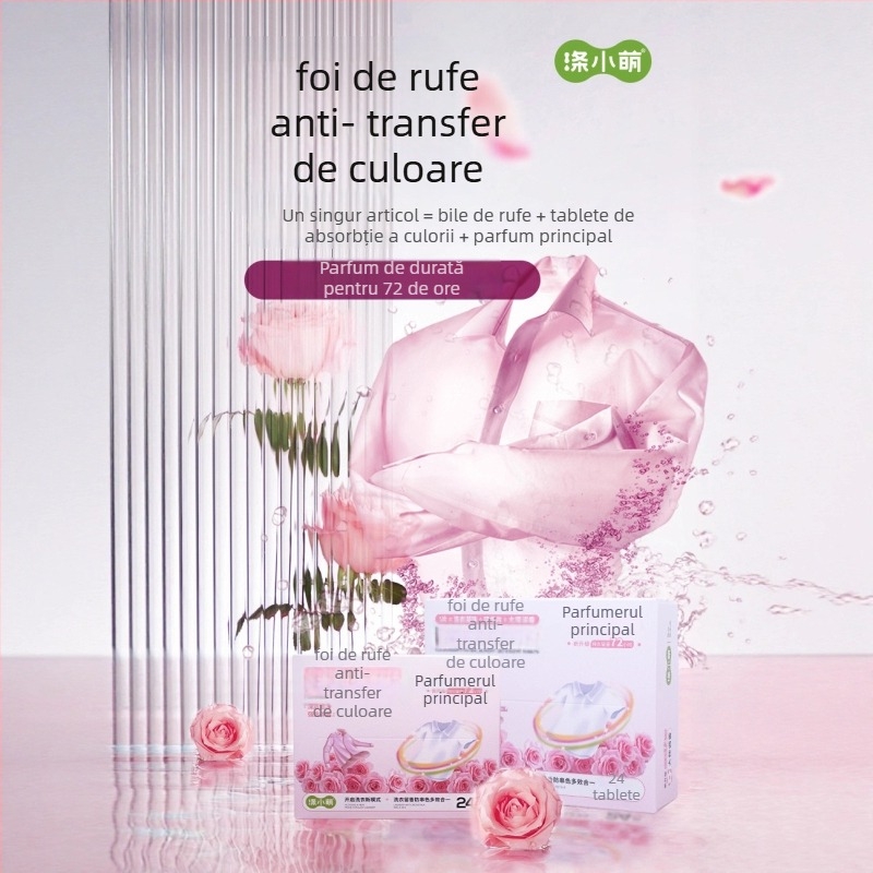 Foaie de rufe anti-decolorare - parfum de durată, DixiaoMeng, cod produs 03902, conținut net <200 g