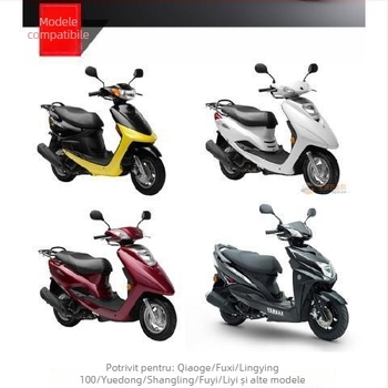 Oglindă retrovizoare pentru scuter, Mojielong Qiaoge 100, compatibilă cu Qioge Li Ying Ling Ying, carcasă din plastic, montaj cu filet drept și stâng