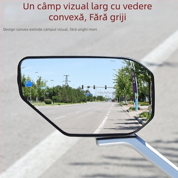 Oglindă retrovizoare pentru motociclete electrice, ABS plastic + sticlă, Mogelon