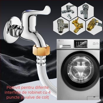 Conductă de alimentare cu apă pentru mașina de spălat – PVC, presiune nominală 1.0, 0–80°C, montaj manual, Huixin