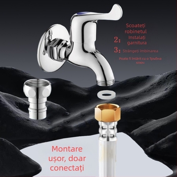 Conductă de alimentare cu apă pentru mașina de spălat – PVC, presiune nominală 1.0, 0–80°C, montaj manual, Huixin