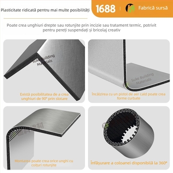 Panou de perete, PVC carbon crystal fără sudură, furnir din lemn fără vopsea, izolare fonică 20 dB, conductivitate termică 0.125 W/m·K