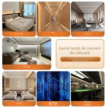 Panou decorativ de perete – suprafață din lemn, placă din cristal de carbon; material: fibre de bambus și cărbune de bambus; model 8.6; stil: plat, minimalist modern