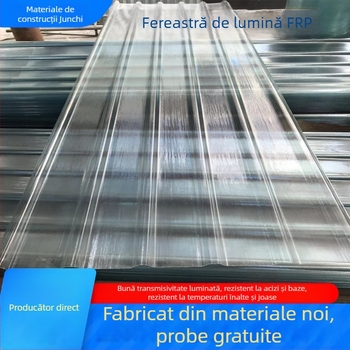 Panou FRP de iluminat - fibră de rășină, Junqi Building Materials, pentru sere