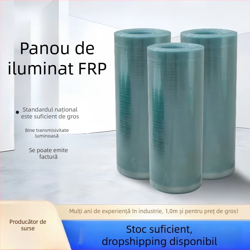 Panou FRP de iluminat - fibră de rășină, Junqi Building Materials, pentru sere