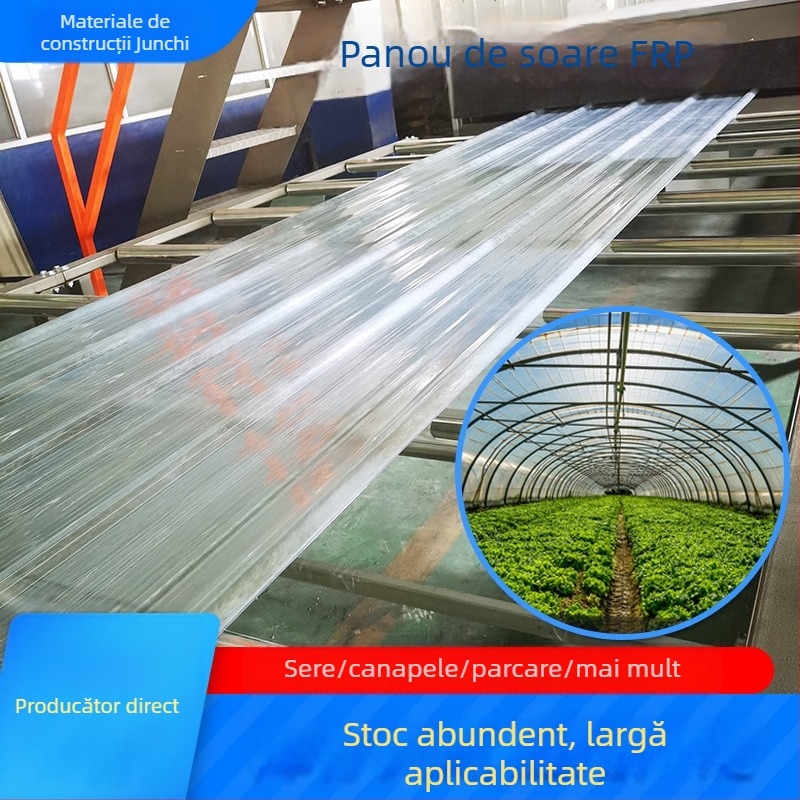 Panou FRP de iluminat - fibră de rășină, Junqi Building Materials, pentru sere