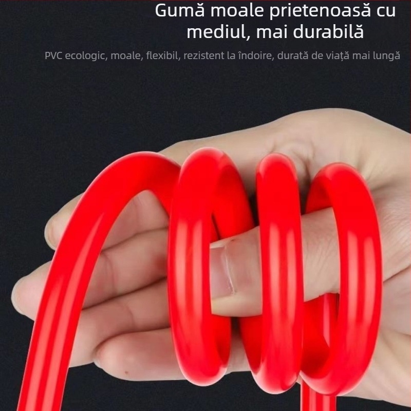 Kuster cabluri de pornire pentru baterie, cu cleme – cupru masiv, design antifrână, utilizare de urgență