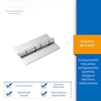 Balama din oțel inoxidabil 304, grosime obișnuită, suprafață polisată prin vibrație, fără găuri