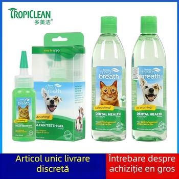 Gel de gură pentru câini și pisici, proaspătă respirație, elimină petele și tartrul, bază de apă — Domeijie