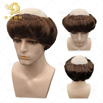 Perucă de cosplay cu coarne, păr scurt — (Material: mătase rezistentă la temperatură; Procesare: mecanism; Potrivită pentru toate tonurile pielii; Pentru cosplay)