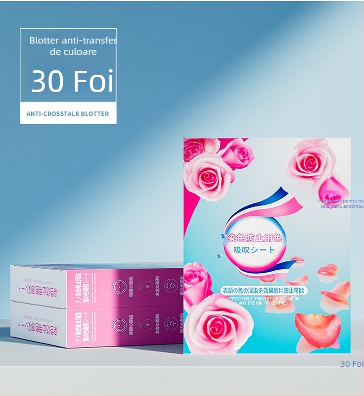 Foițe pentru captarea culorilor la spălat - previn transferul de culoare, evită amestecarea culorilor, ambalaj familial, Marcă: Appointment in four seasons