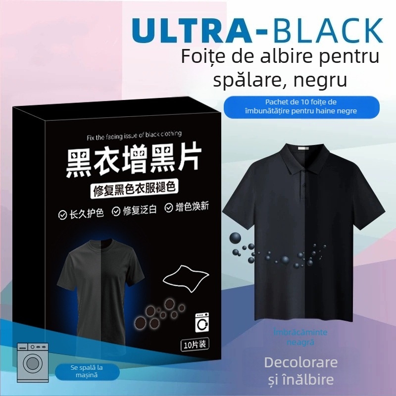 Foaie de vopsire a hainelor – pentru vopsire țesături și restaurare, conținut net sub 200 g/ml, greutate brută 100 g, ambalaj de bază, marcă proprie, sursă de export transfrontalier exclusivă