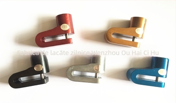 Lacăt cu disc pentru biciclete și motociclete – Model 147, aliaj de zinc, 150 g