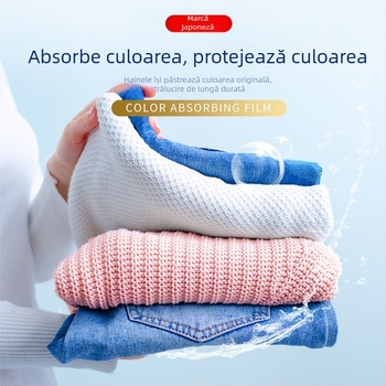 Foaie absorbantă de culori pentru haine, 5 în 1, pentru țesături mixte, previne transferul de culoare, parfumată (WORLD LIFE/And craftsman)
