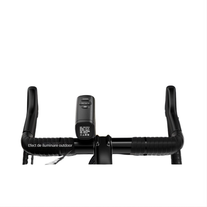 Set lumini pentru bicicletă: far frontal cu fascicul puternic pentru noapte, lampă spate, USB-C, 1200mAh, eliberare rapidă, model F998M6TH968S9M