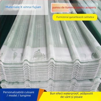 Panou FRP skylight pentru acoperiș – transparent, rezistent la foc, construcție FRP