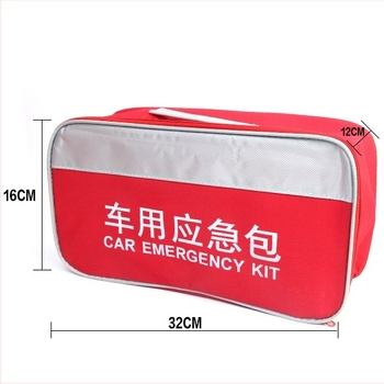 Kit de urgență auto cu unelte multifuncționale și stingător, portabil — Brand Town Head; Material textil; Personalizare: Nu