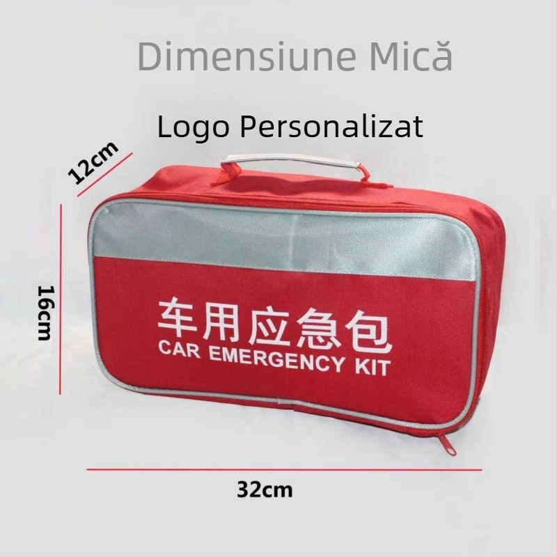 Kit de urgență auto cu unelte multifuncționale și stingător, portabil — Brand Town Head; Material textil; Personalizare: Nu