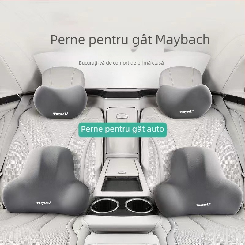 Perna auto pentru cap, gât și lombar pentru toate anotimpurile, potrivire universală, umplutură din spumă cu memorie, personalizare disponibilă