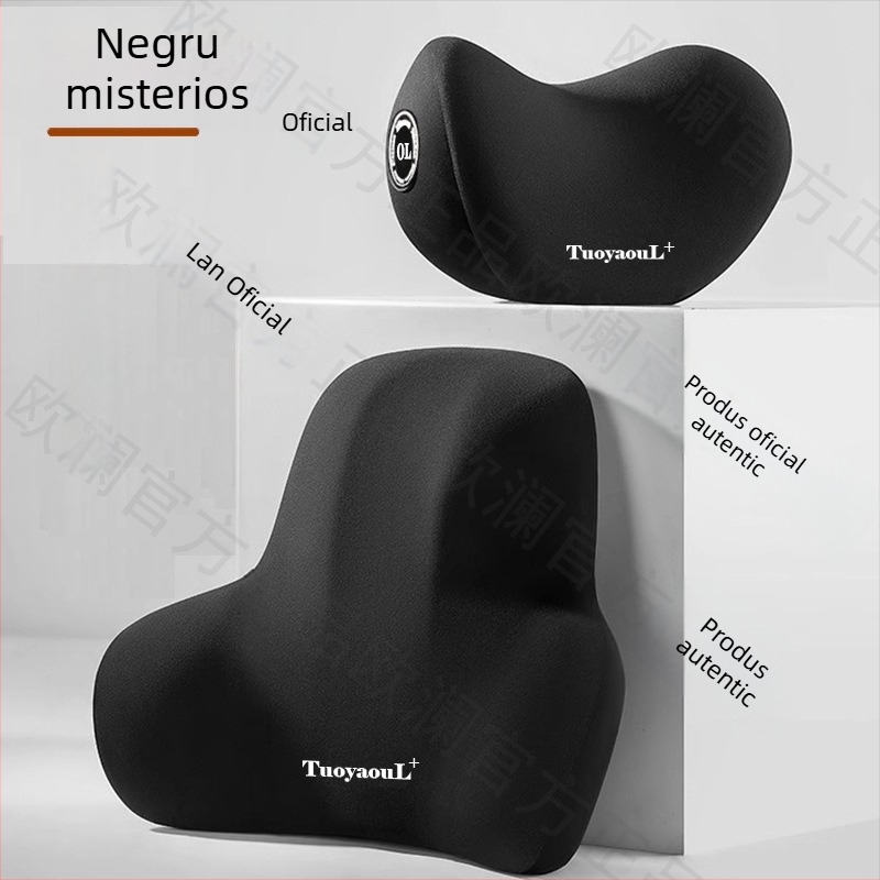 Perna auto pentru cap, gât și lombar pentru toate anotimpurile, potrivire universală, umplutură din spumă cu memorie, personalizare disponibilă