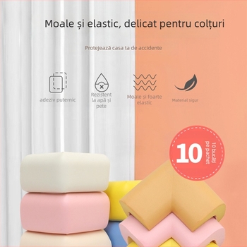 Protector de colț pentru masă pentru copii - Colț drept, 200 buc., Fără marcă, Fără import