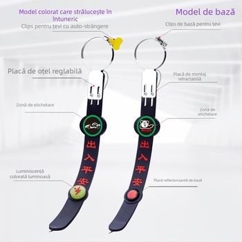 Lan Bo Wang Eliminator electrostatic pentru automobile cu ABS şi lanț de împământare din cauciuc; procesare personalizabilă disponibilă; etichetă privată licențiată