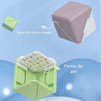 Protectii de colt din aluminiu pentru ferestre - Protectoare de colț dreptunghiulare anti-coliziune pentru ferestre și uși cu deschidere interioară - Set de protecție a colțurilor