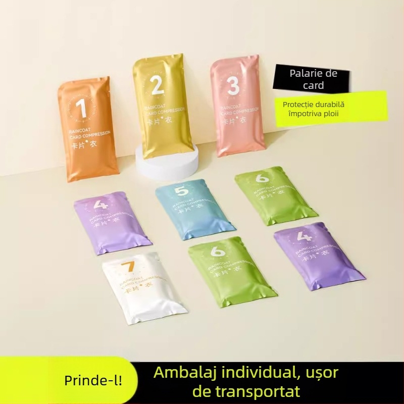 PONCHO de drumeție din PE - corp întreg, lung, adult, de unică folosință