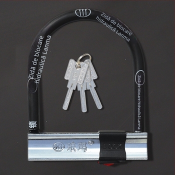 Langma915 Lacăt tip U pentru motociclete și biciclete electrice, oțel aliat și cupru, 1,05 kg, potrivit pentru motociclete, biciclete electrice, tricicluri, scutere electrice și biciclete