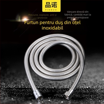 Țeavă de duș din oțel inoxidabil, model pn-l001, presiune nominală 0,8 MPa, temperatură de lucru 0–100°C, instalare spirală