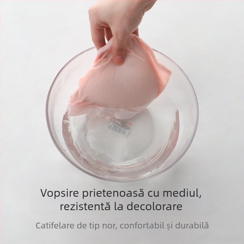 Sutien din bumbac pentru adolescente, cupe 3/4, forme subțiri, bretele fixe dublu, respirabil și confortabil