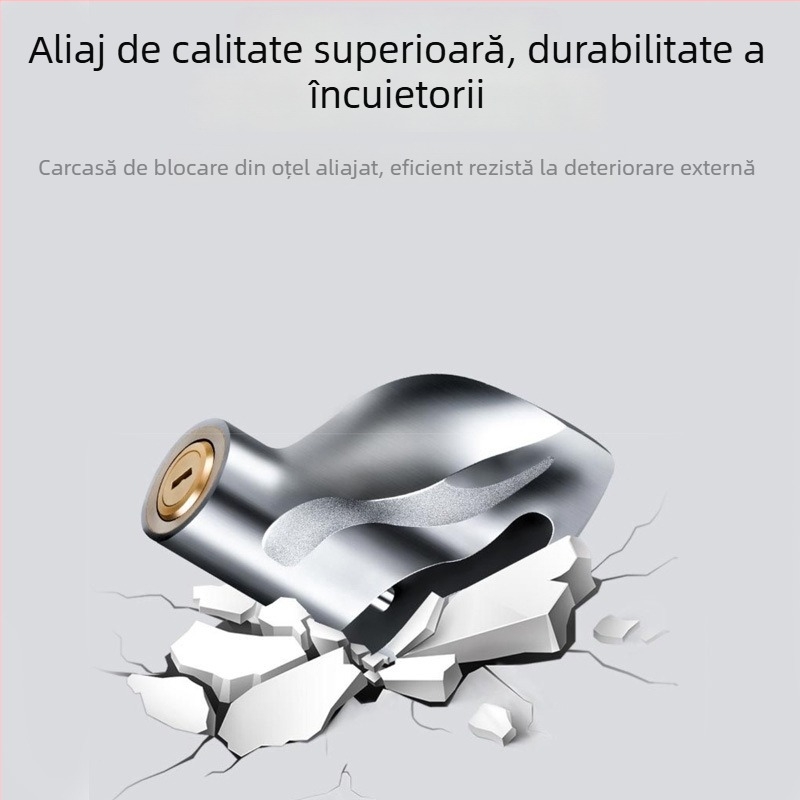 Lacăt de disc pentru frână – JcSp Jianshi, din aluminiu, universal pentru biciclete de drum și MTB, motociclete și vehicule electrice, anti-furt