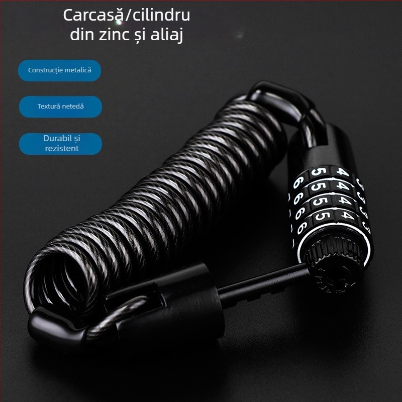 Închizător pentru cască cu combinație, aliaj de zinc, mecanic, modelul 629, portabil, marca NBYT