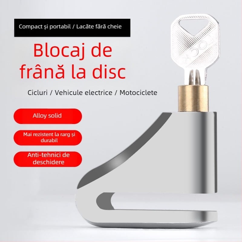 Încuietoare cu disc pentru biciclete de munte – Model JY-3304, Fier, 253 g, Brand YUUISD