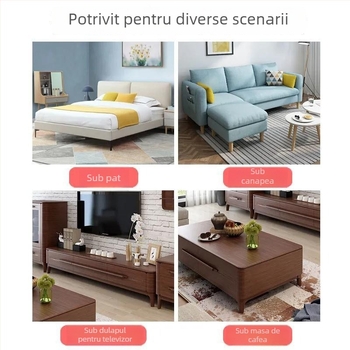 Barieră de sub pat pentru pisici, din plastic