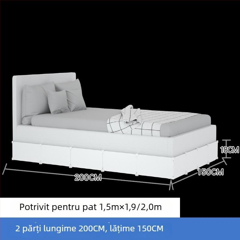 Barieră de sub pat pentru pisici, din plastic