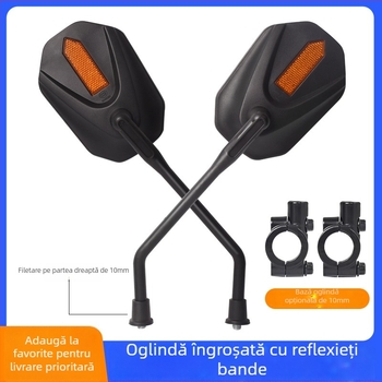 Oglindă retrovizoare pentru motociclete și tricicluri | Material PC | Mojielong