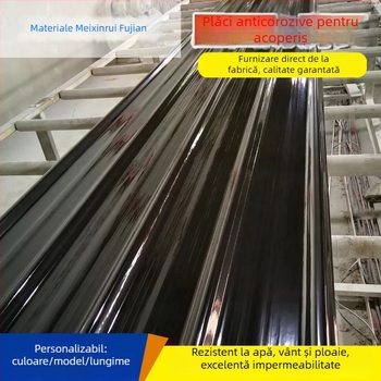 Țiglă FRP pentru acoperiș - din fibră de sticlă, rășină poliesterică anti-coroziune, placă de acoperiș ignifugă