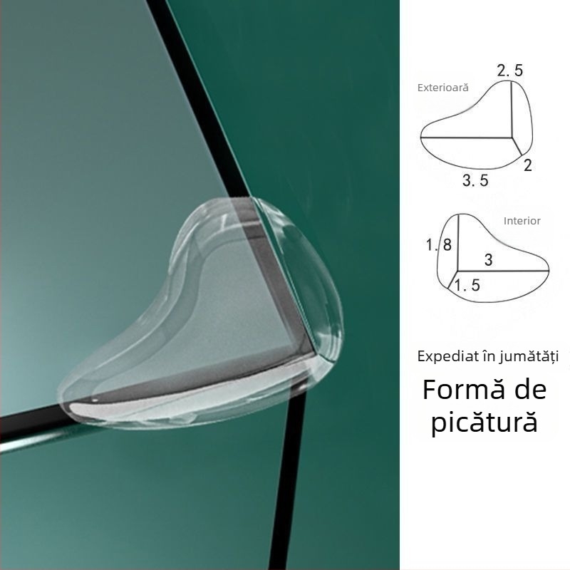 Protecție colț pentru mobilierul copiilor, unghi drept, model 526526, ambalare 5000, origine: China continentală